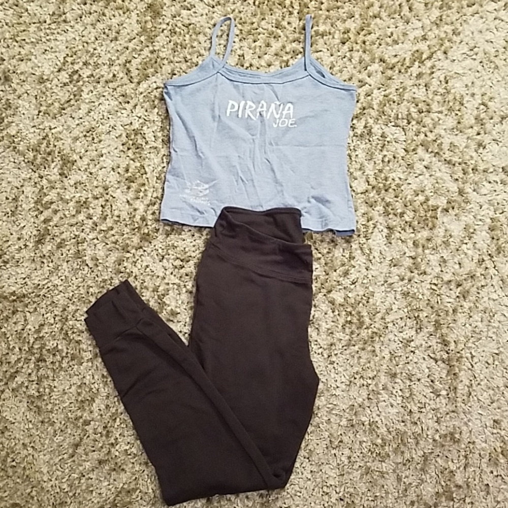 Bahamas piranha joe crop top